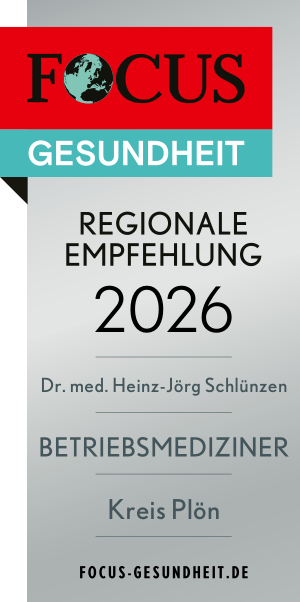 Focus Gesundheit - Regionale Empfehlung 2026 - Betriebsmediziner Kreis Plön
